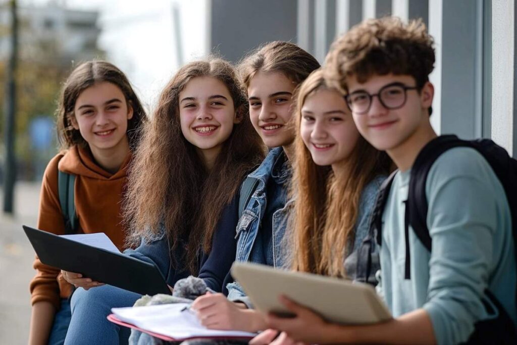 jeunes étudiants